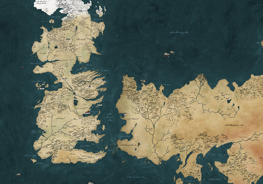 Gra O Tron Premiera Mapa Westeros