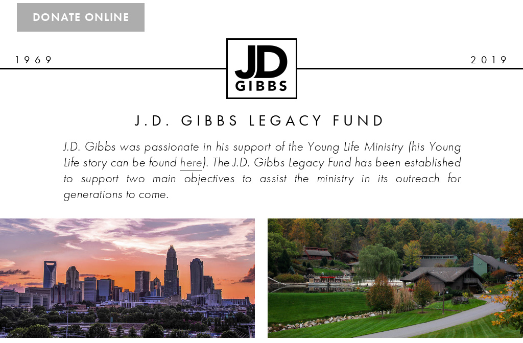J.D. Gibbs Legacy — JDGibbsMemorial