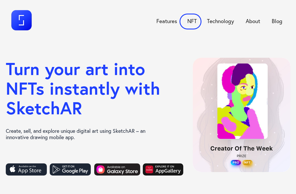 Create art and turn into NFTs in one app – SKETCHAR