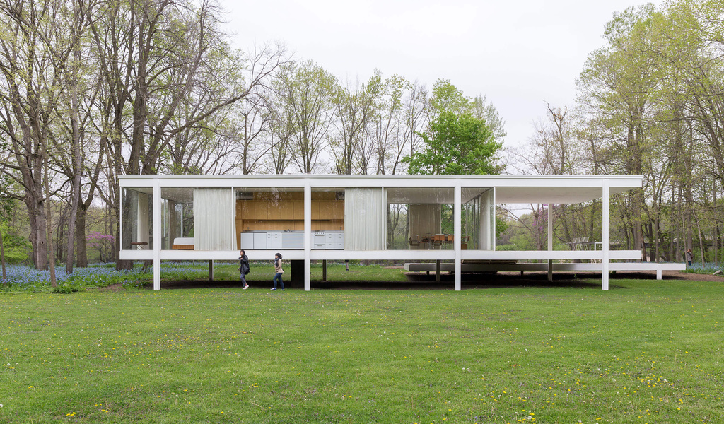 Farnsworth House — Construction