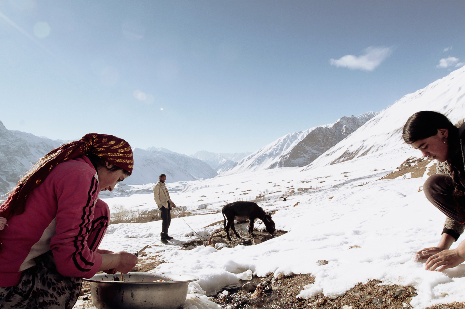 Таджикистан Памир жители селения