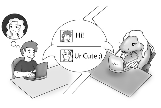Catfishing internet