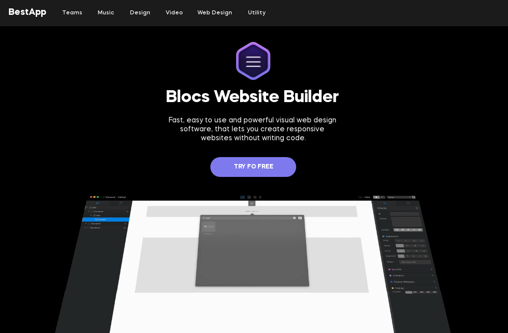 blocs web design