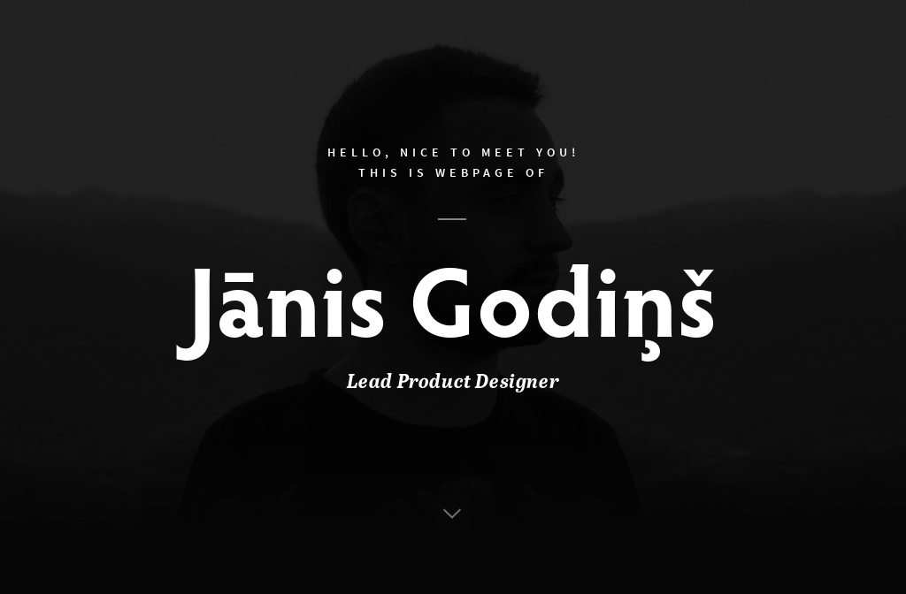 Lead Product Designer — Jānis Godiņš