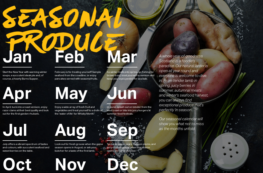 VisitScotland Recipes Seasonal Calendar