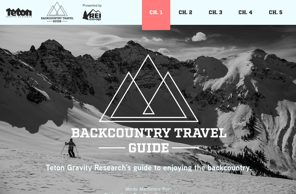 Backcountry Travel Guide Ch 1