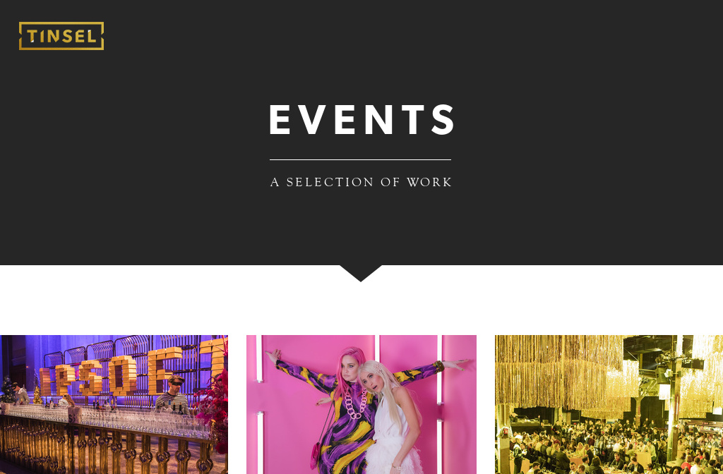 Tinsel Event Portfolio