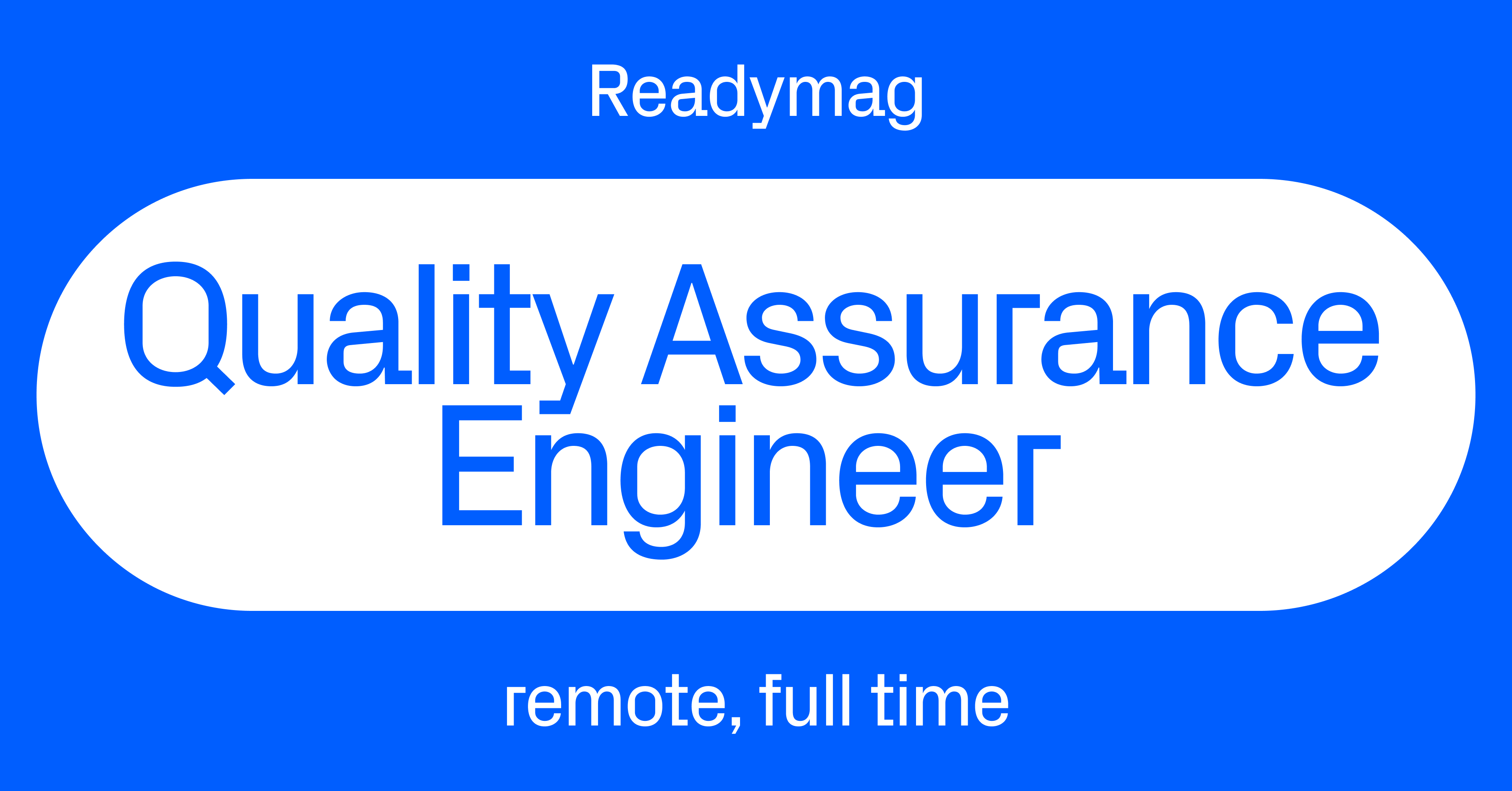 We are hiring