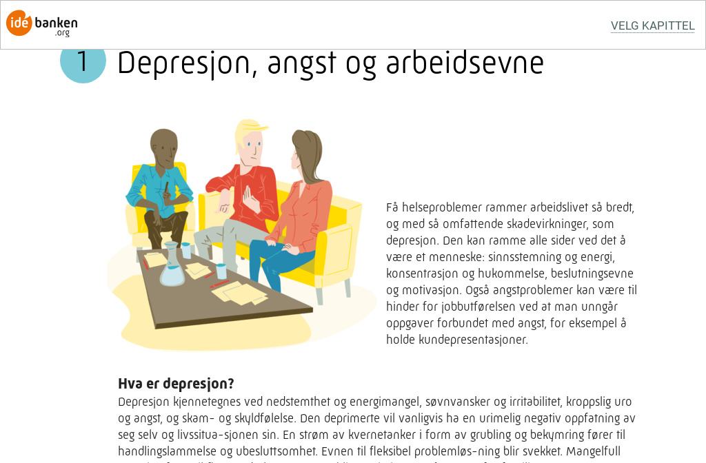 Psykiske Vansker Pa Arbeidsplassen 1 Depresjon Angst Og Arbeidsevne