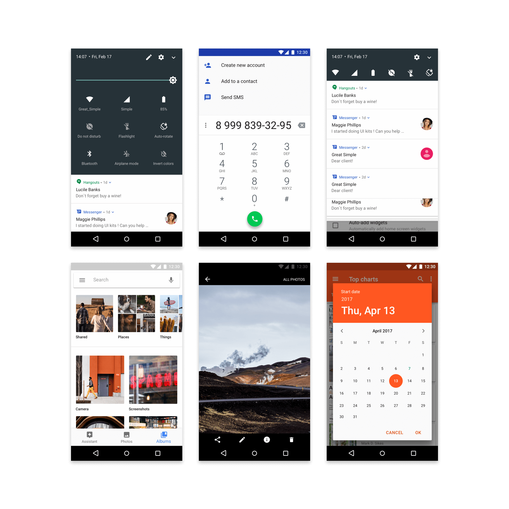 Material Design Kit Android Gui
