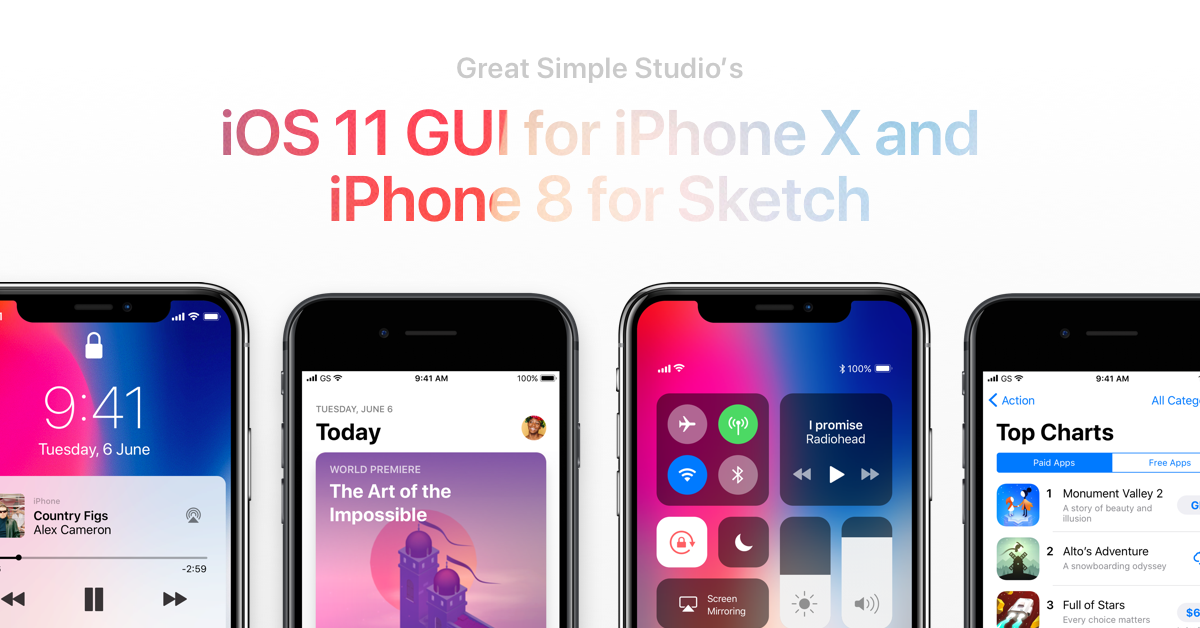 Download Ios Design Kit Free Ios 11 Gui For Sketch