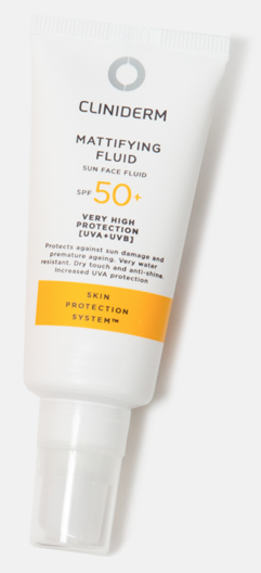 cliniderm mattifying fluid spf 50