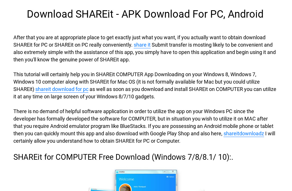 Download shareit for windows 10 hp