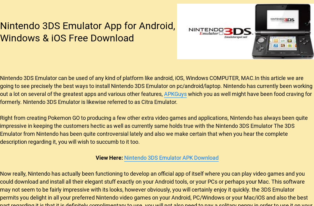 download citra emulator for android