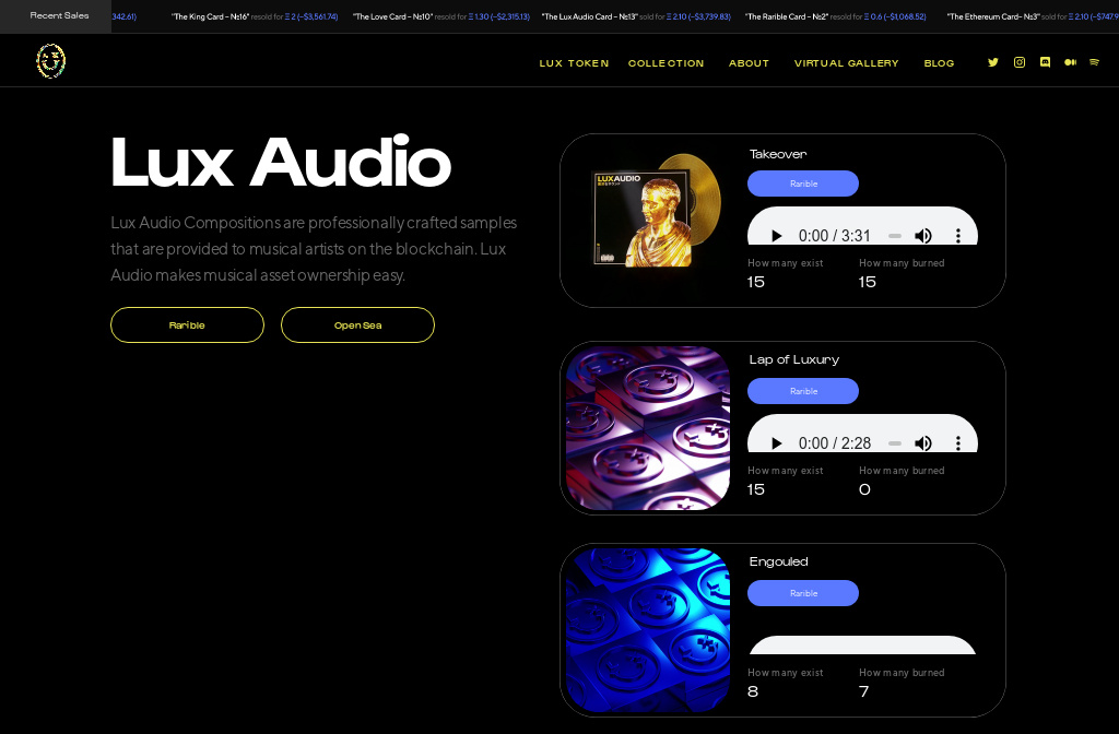 Lux Expression — Lux Audio | Lux Expression