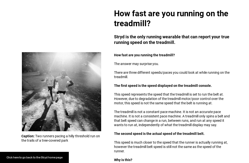 stryd treadmill