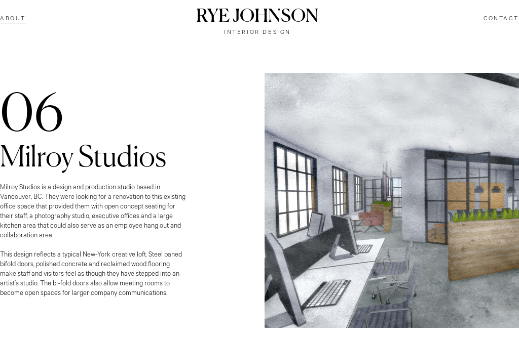 Rye Johnson Interior Design Milroy Offices