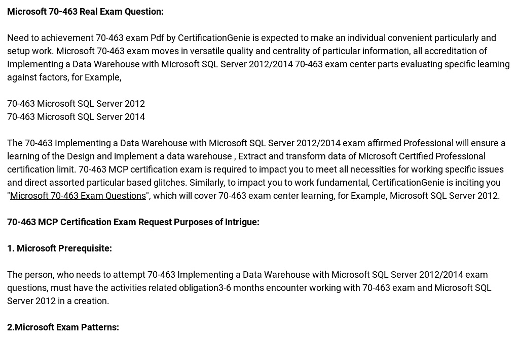 Sql Certification Dumps Pdf