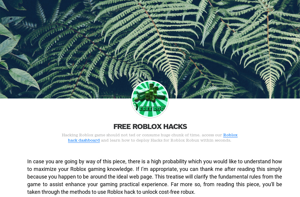 Hack Roblox Wholefedorg - 