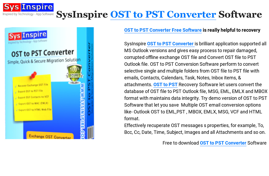 Ost To Pst Converter Free Download