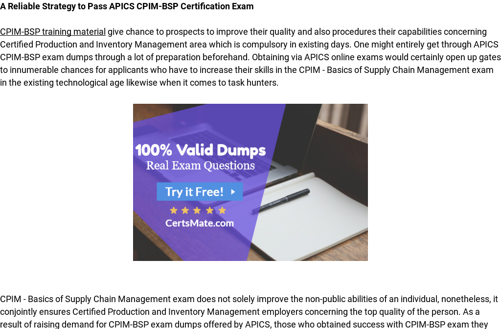 Apics Cpim Basics Of Supply Chain Management Pdf