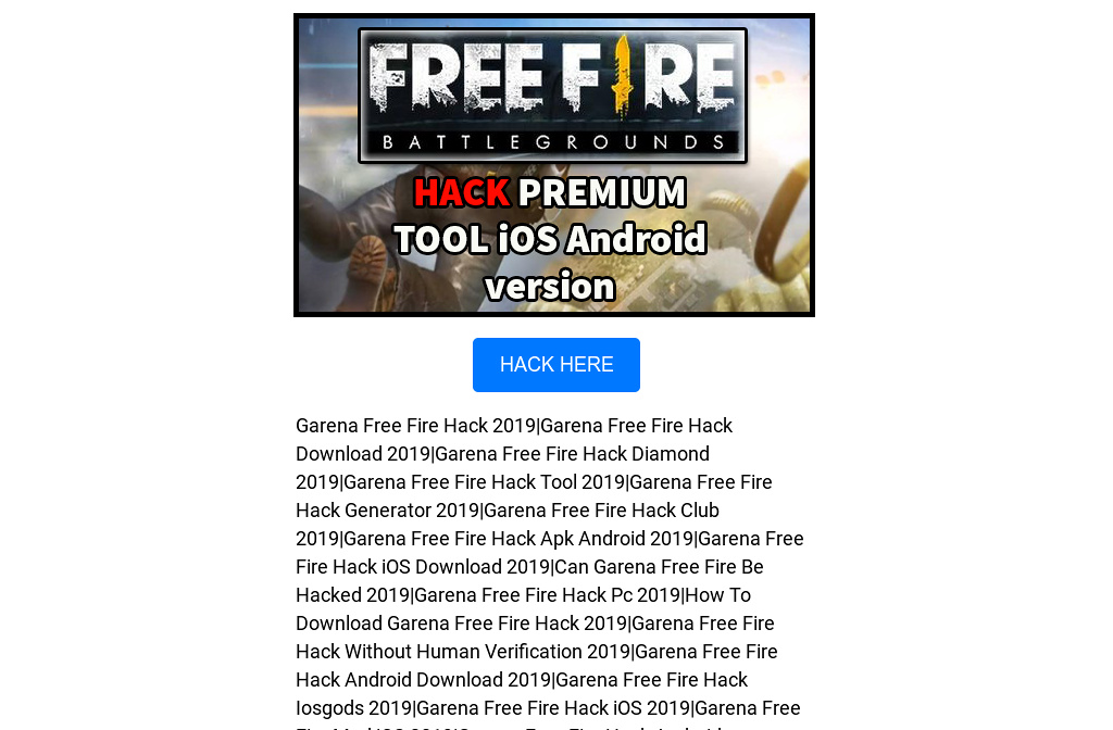 Free Fire Hack Android For Gamers