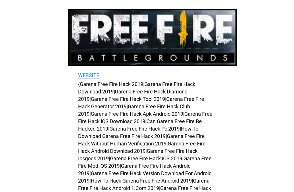 [ New ]	Freefiretools.Club Free Fire Diamond Hack 2019 Without Human Verification