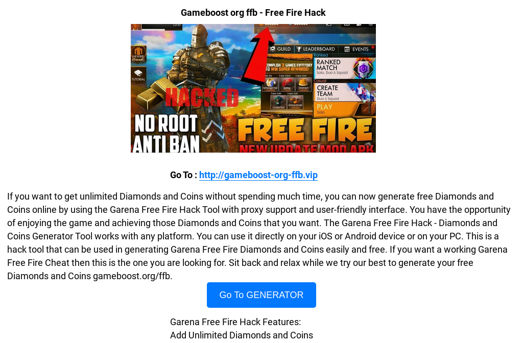 Cheat Game Free Fire Tanpa Root Working!!