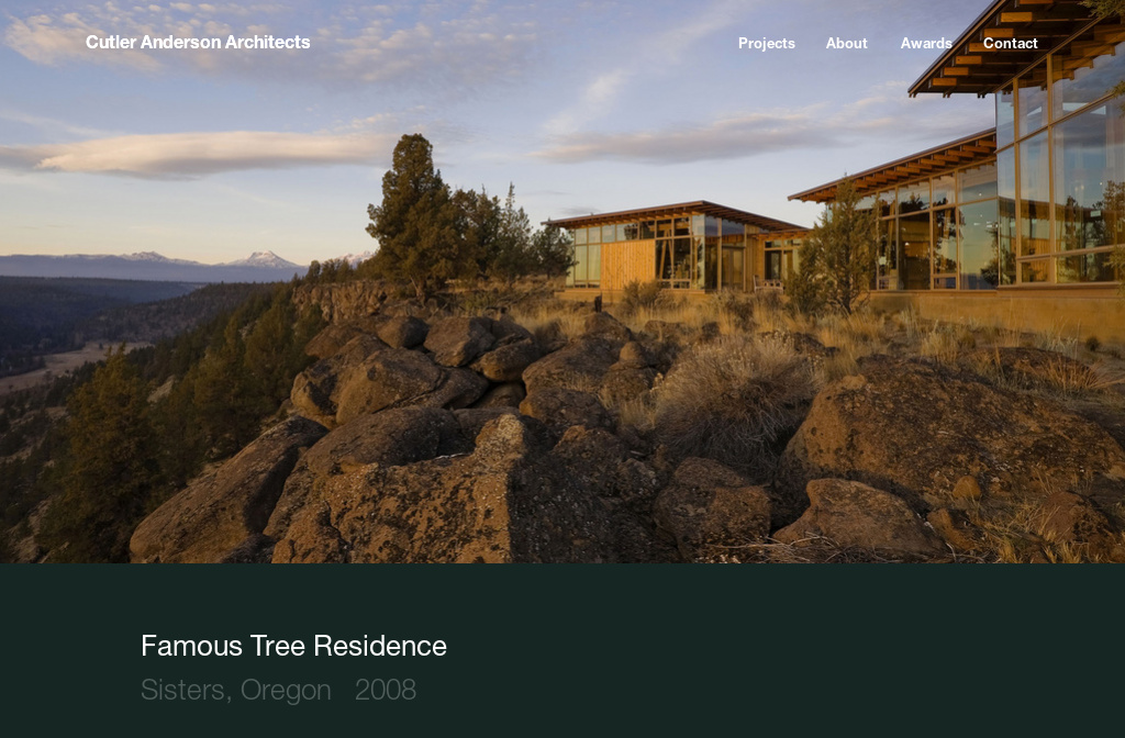 Cutler Anderson Architects Famous Tree Residence