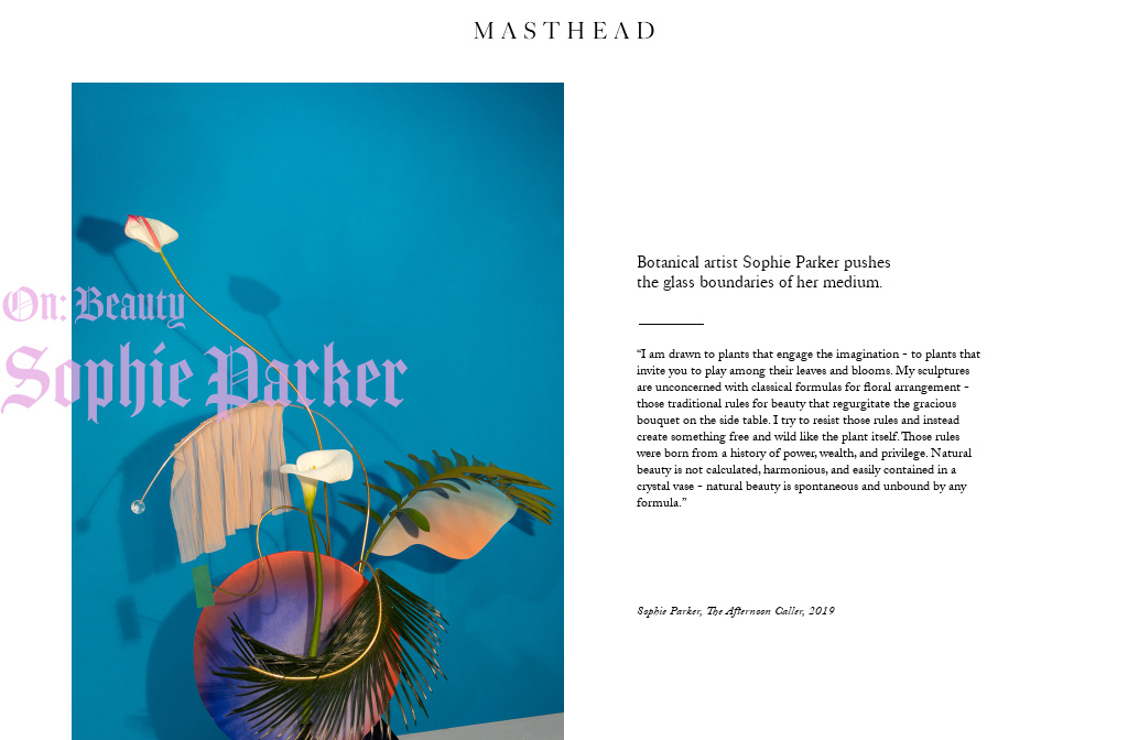 Op Ed — Sophie Parker