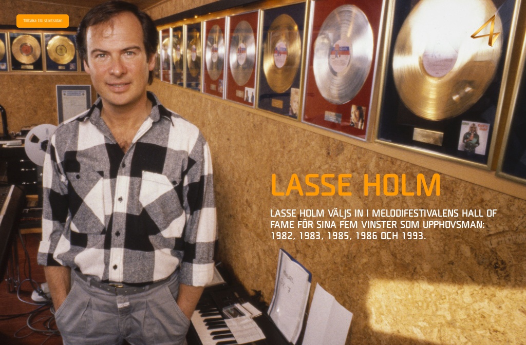 Melodifestivalens Hall Of Fame — Lasse Holm