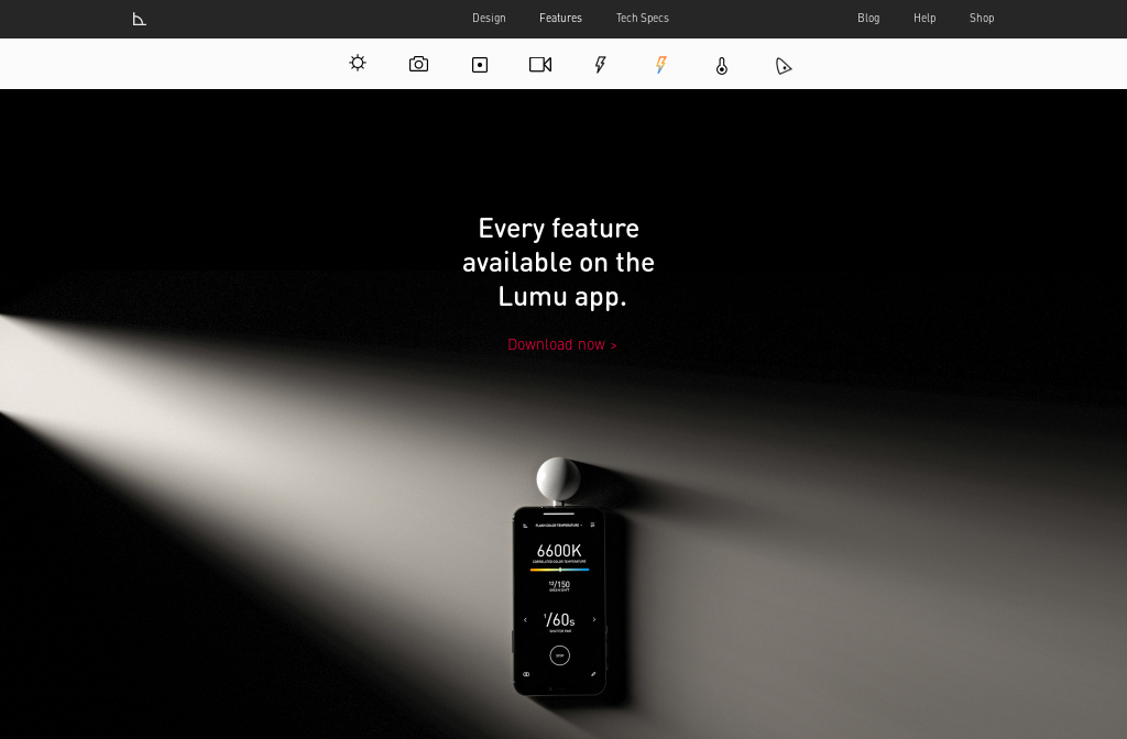 Lumu Light Meter — Features