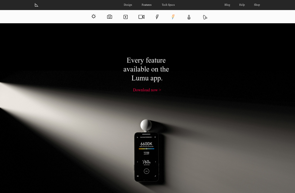 Lumu Light Meter — Features