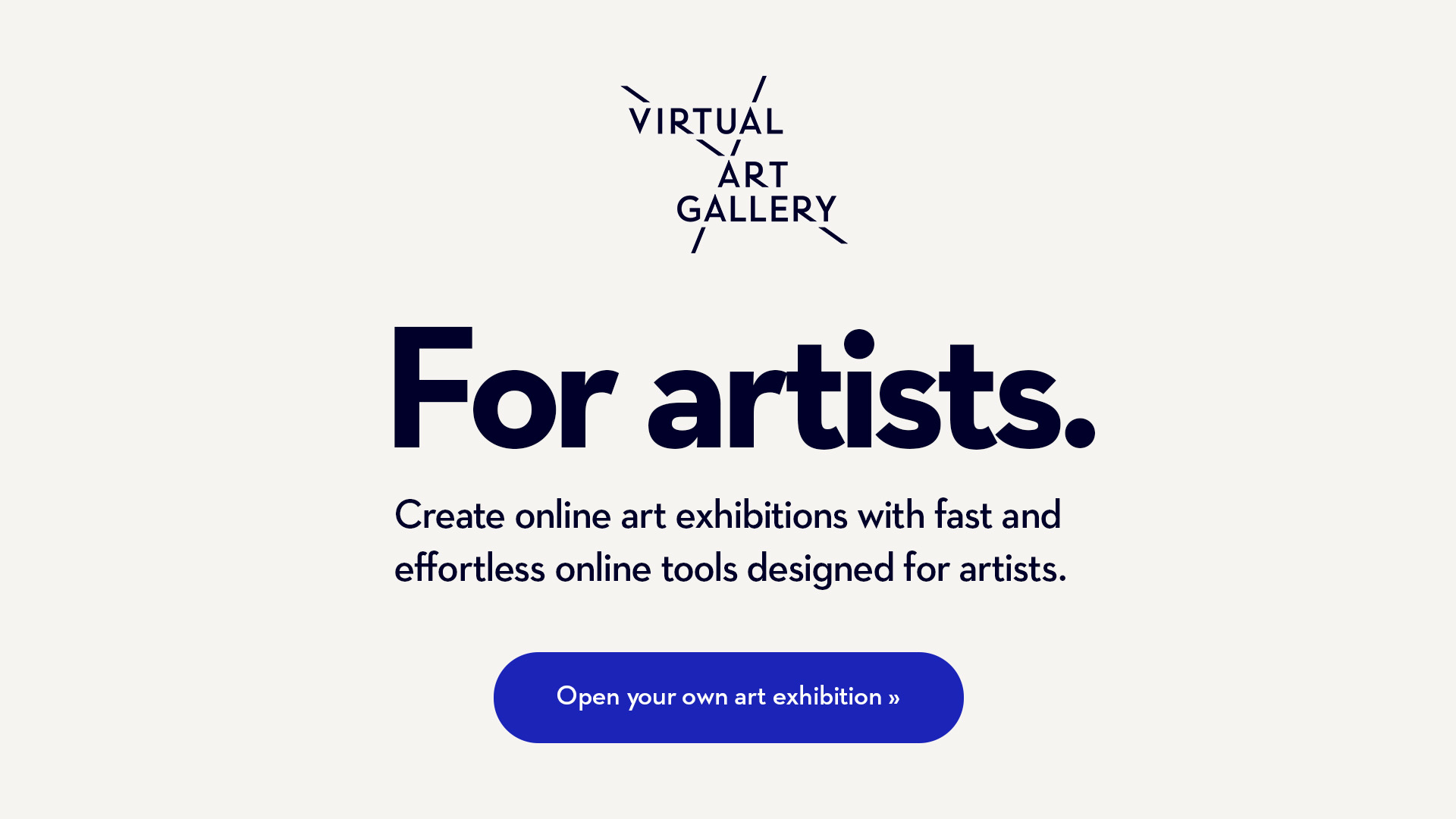 Virtual Art Gallery For Artists