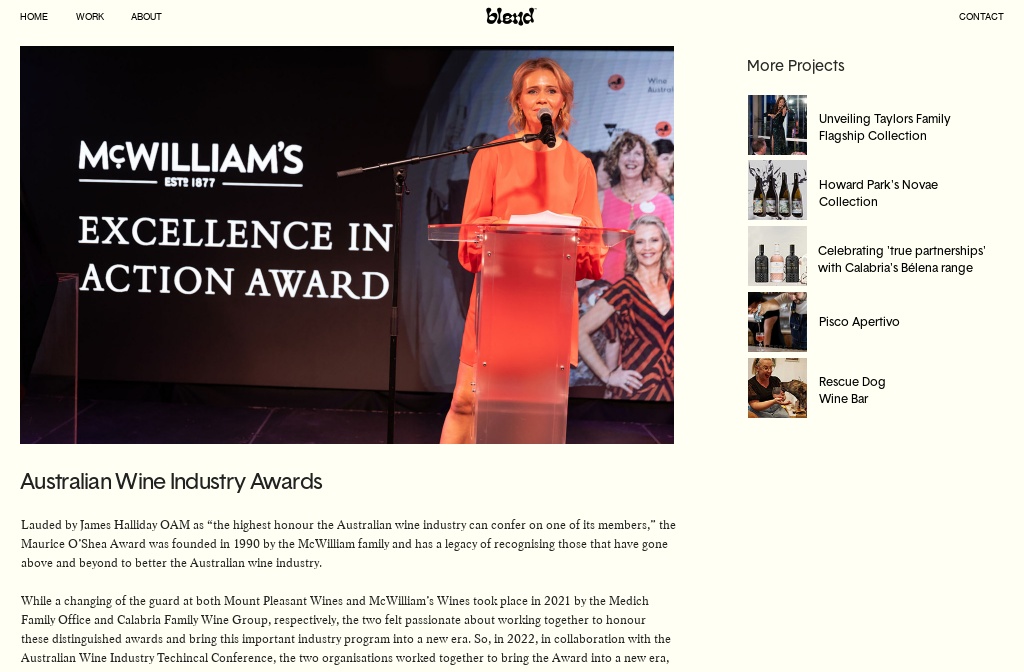 Blend Public Relations — Australian Wine Industry Awards