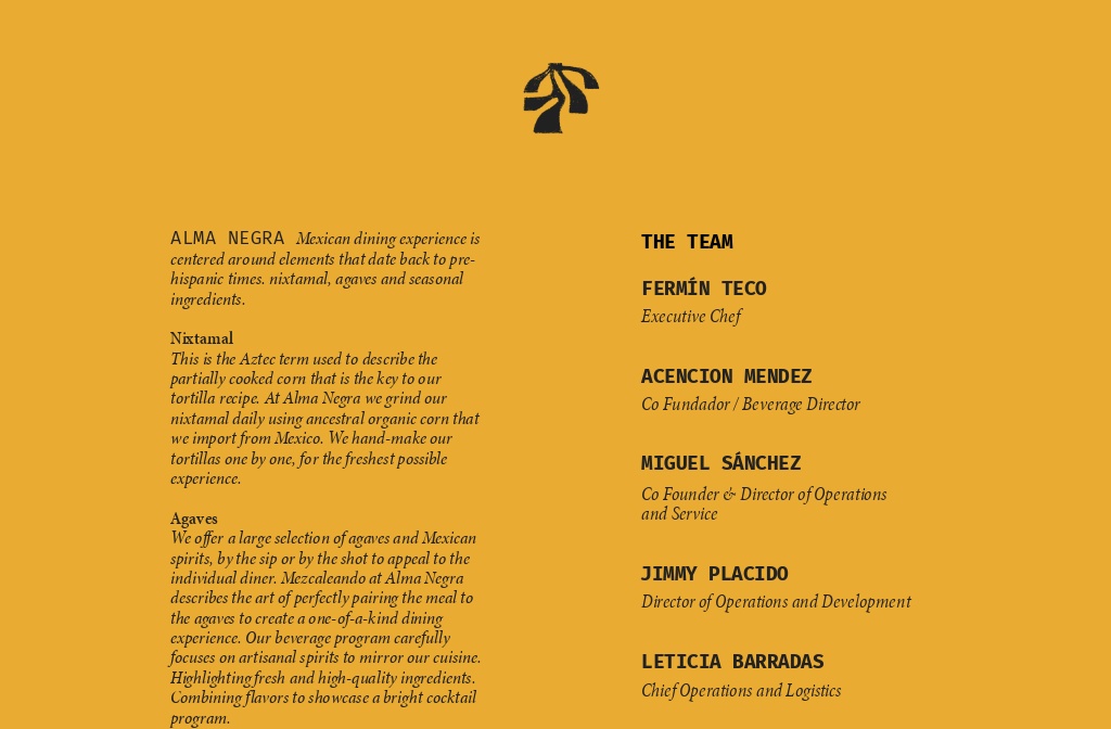 Alma Negra — About