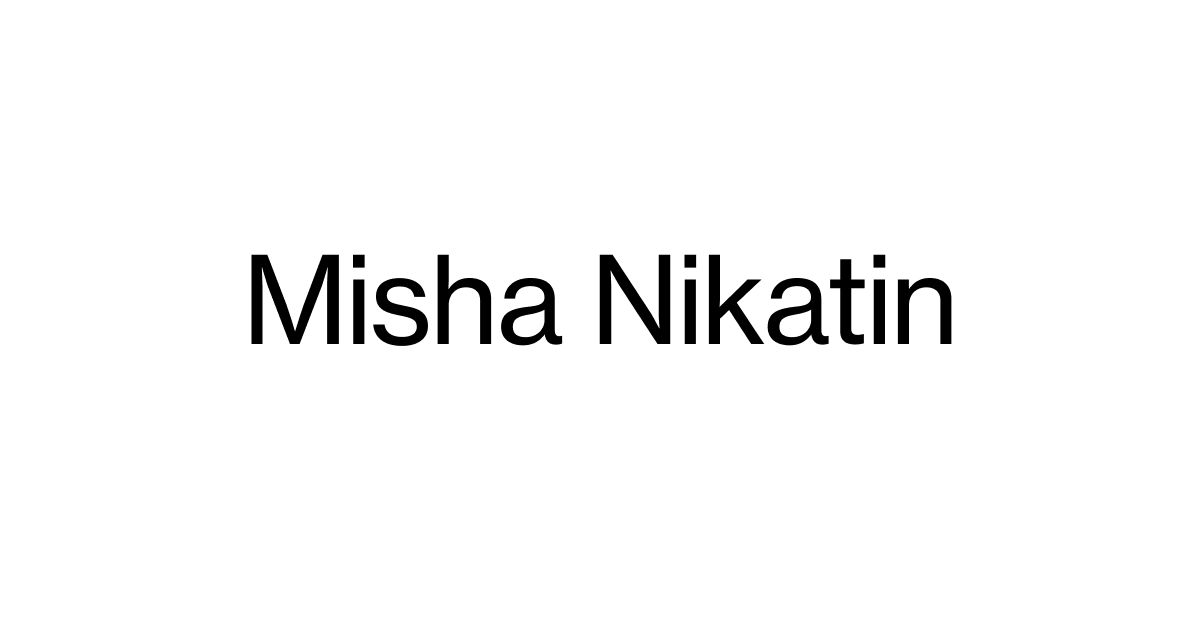 Misha Nikatin