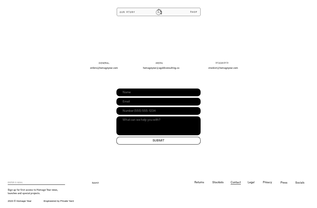 numbered homage to home