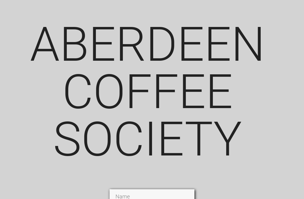 Aberdeen Coffee Society