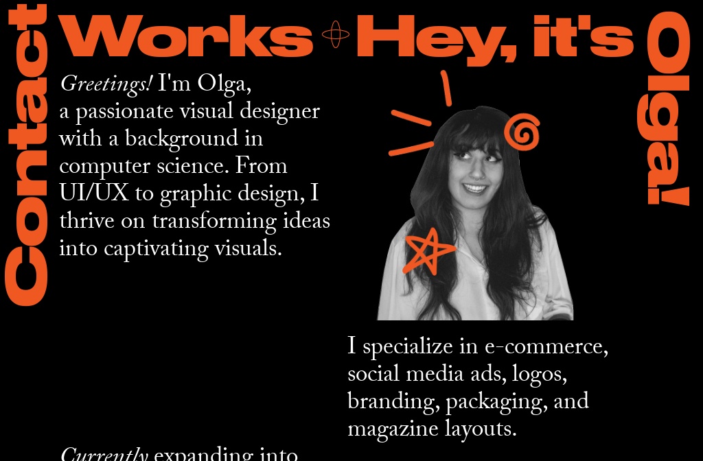 Olga's Portfolio Website
